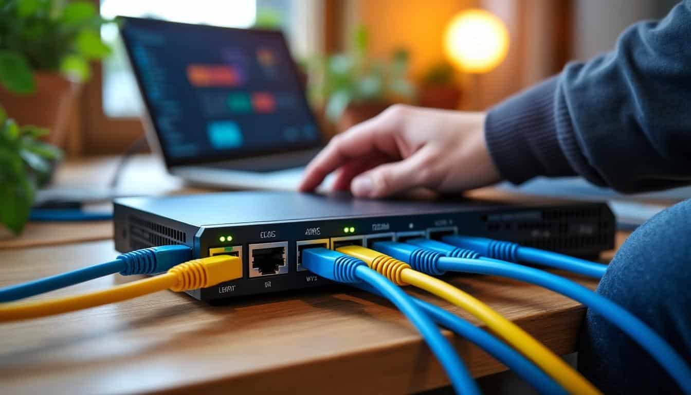 Illustration: Définition et rôle du routeur Ethernet dans un réseau filaire