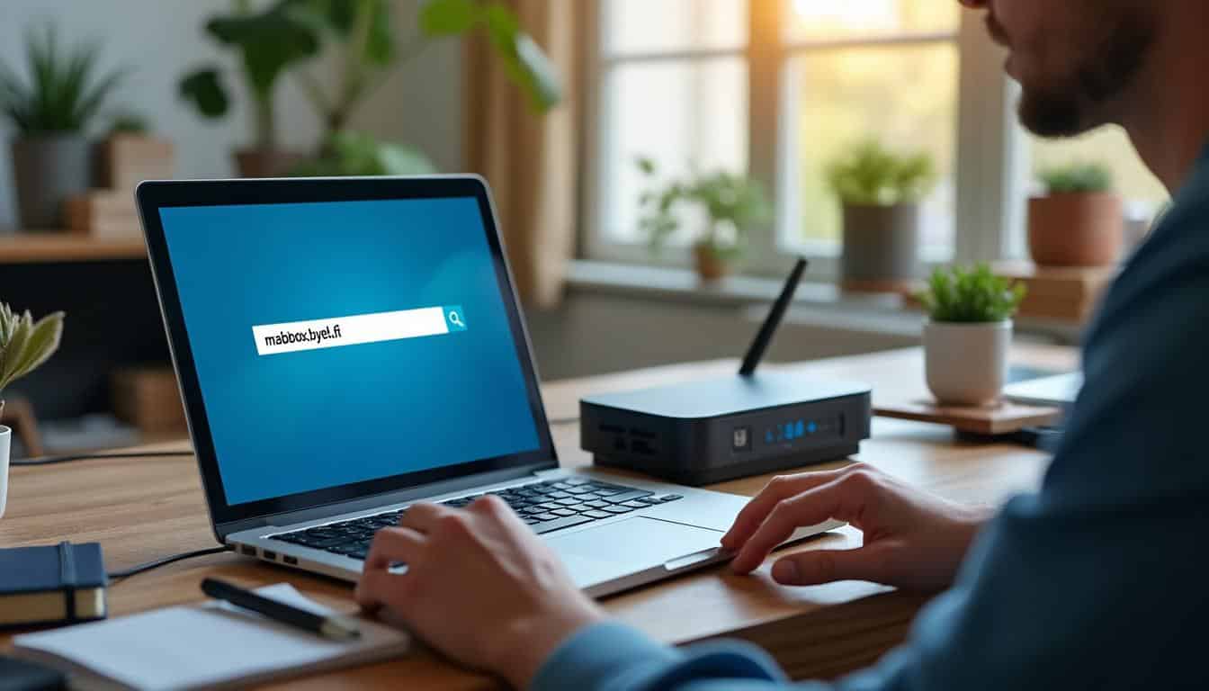 Illustration: Comment accéder à l’interface d’administration de mabbox.bytel.fr pour configurer le routeur