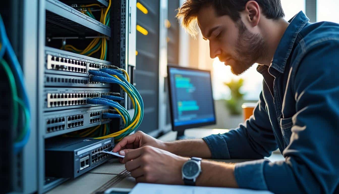 Illustration: Différences techniques entre un switch et un routeur au sein du réseau