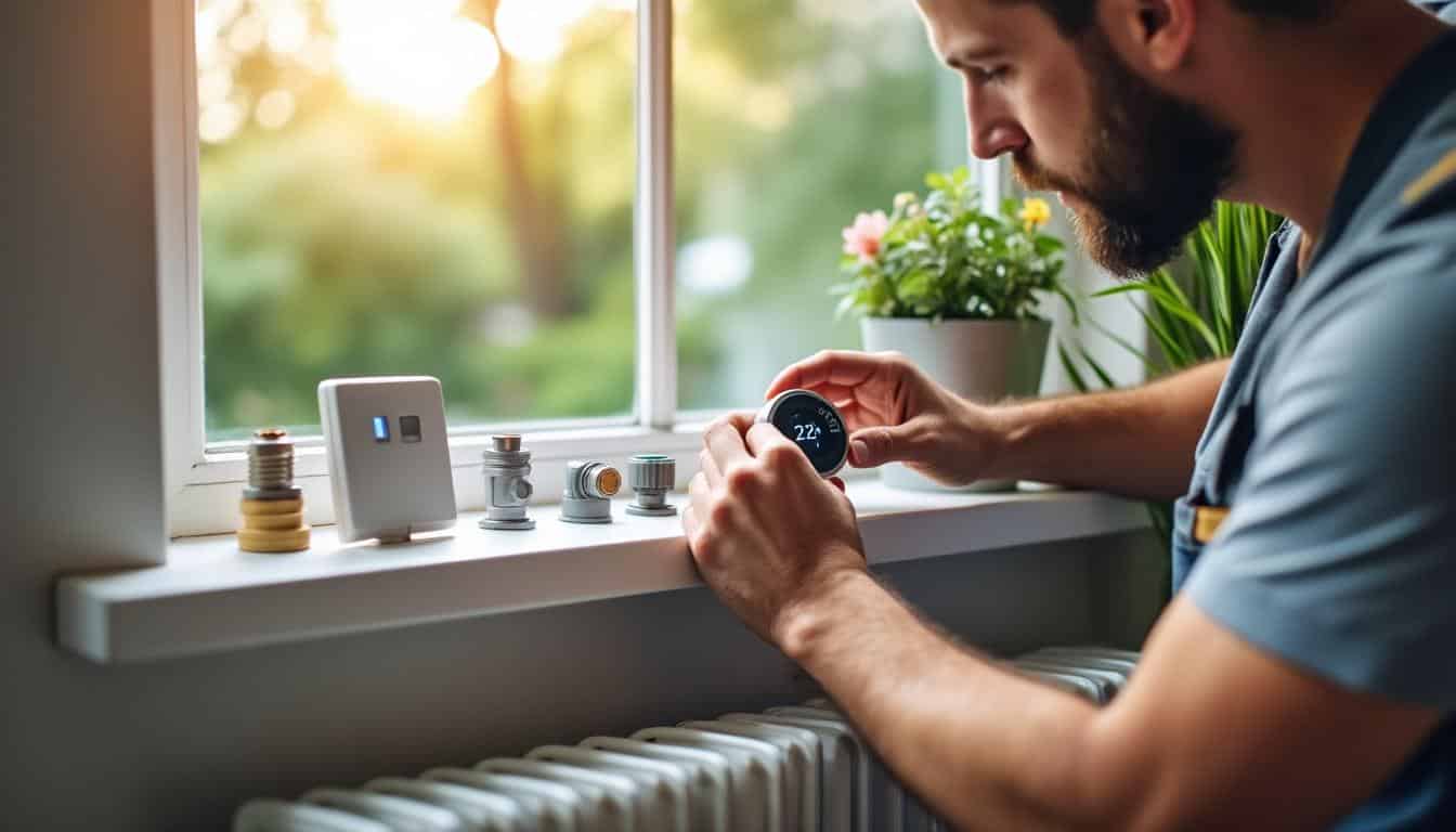 Illustration: Fonctionnement et types de têtes thermostatiques pour radiateur