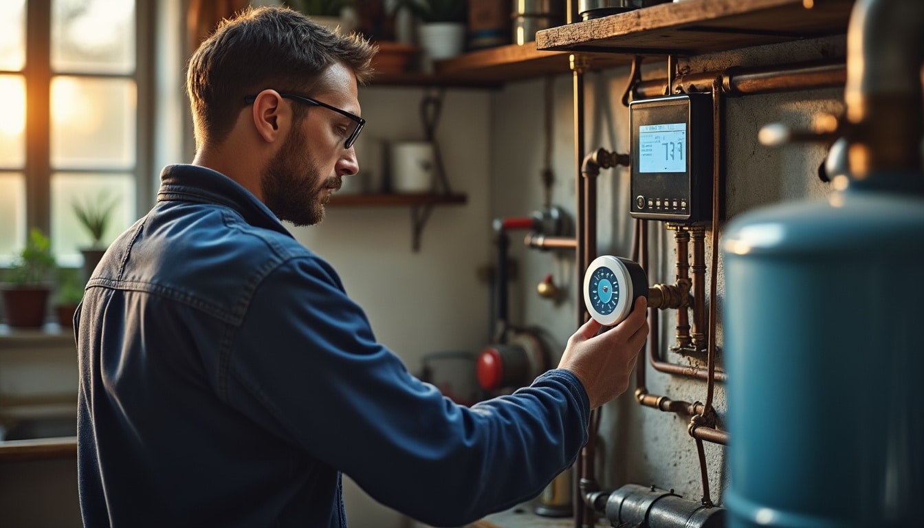 Illustration: Fonctionnement du thermostat avec une chaudière fioul : principes essentiels