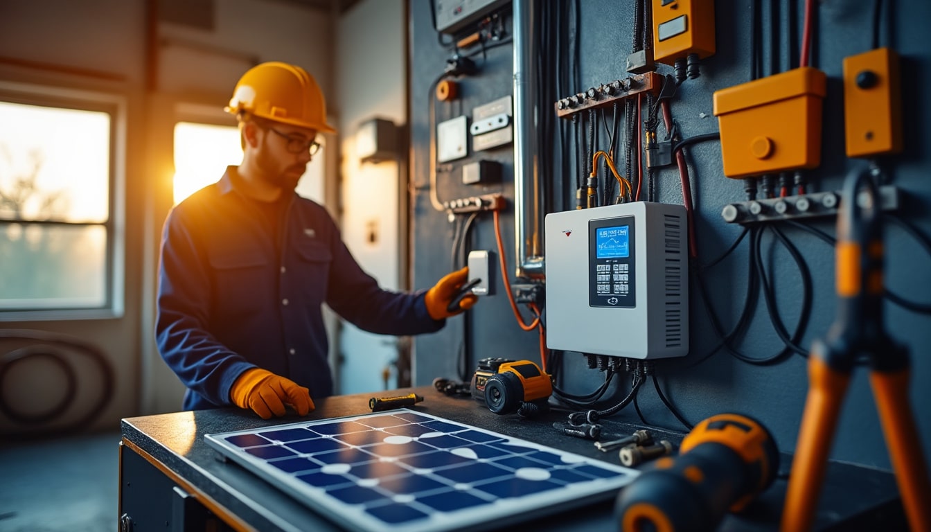 Illustration: Avantages et cas d’usage du routeur solaire triphasé