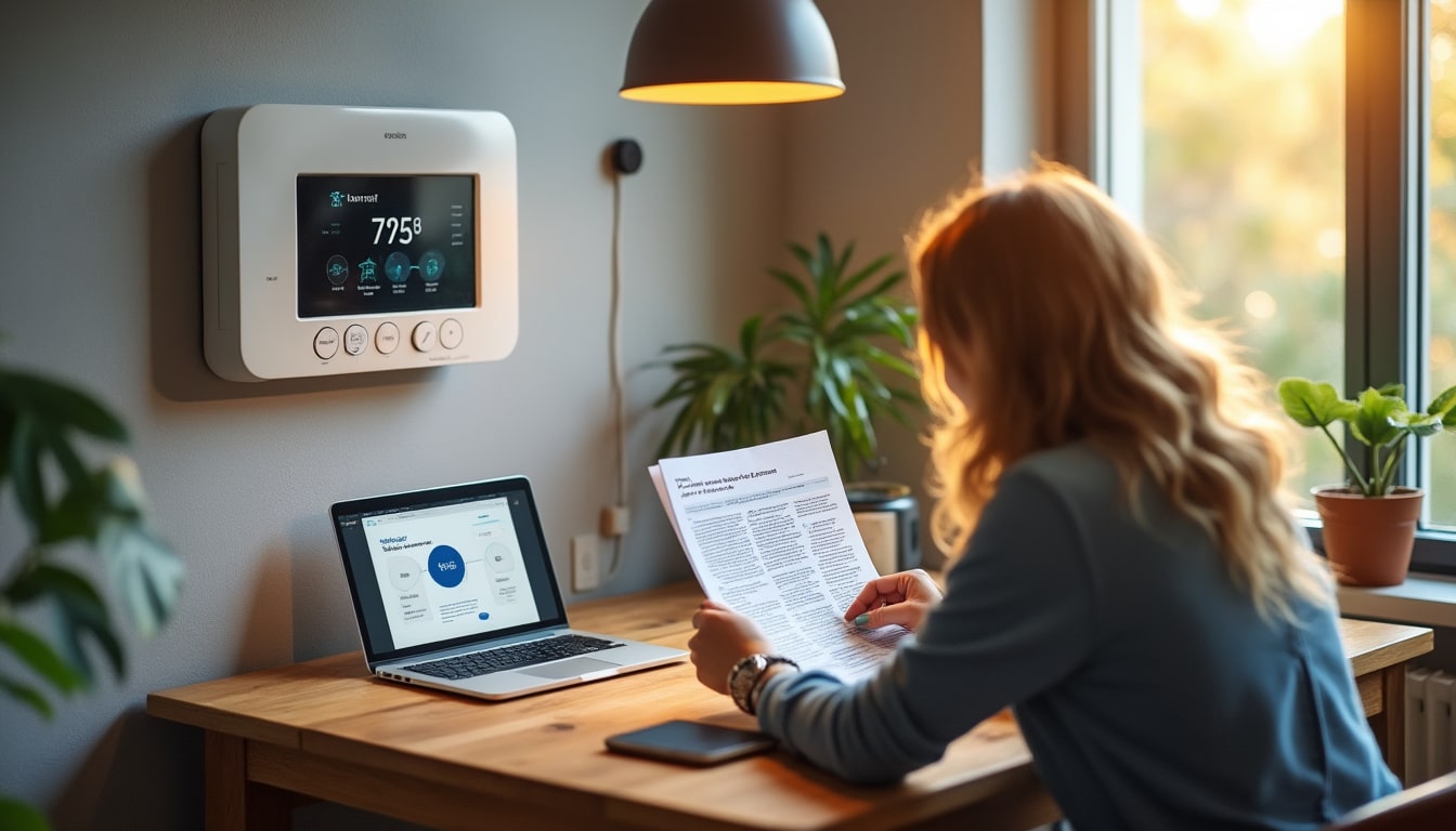 Illustration: Accéder à la notice du thermostat De Dietrich : téléchargement et consultation