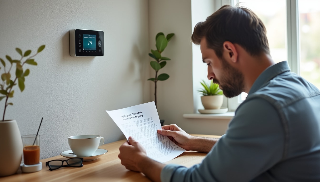 Illustration: Présentation de la notice du thermostat Siemens et de ses usages