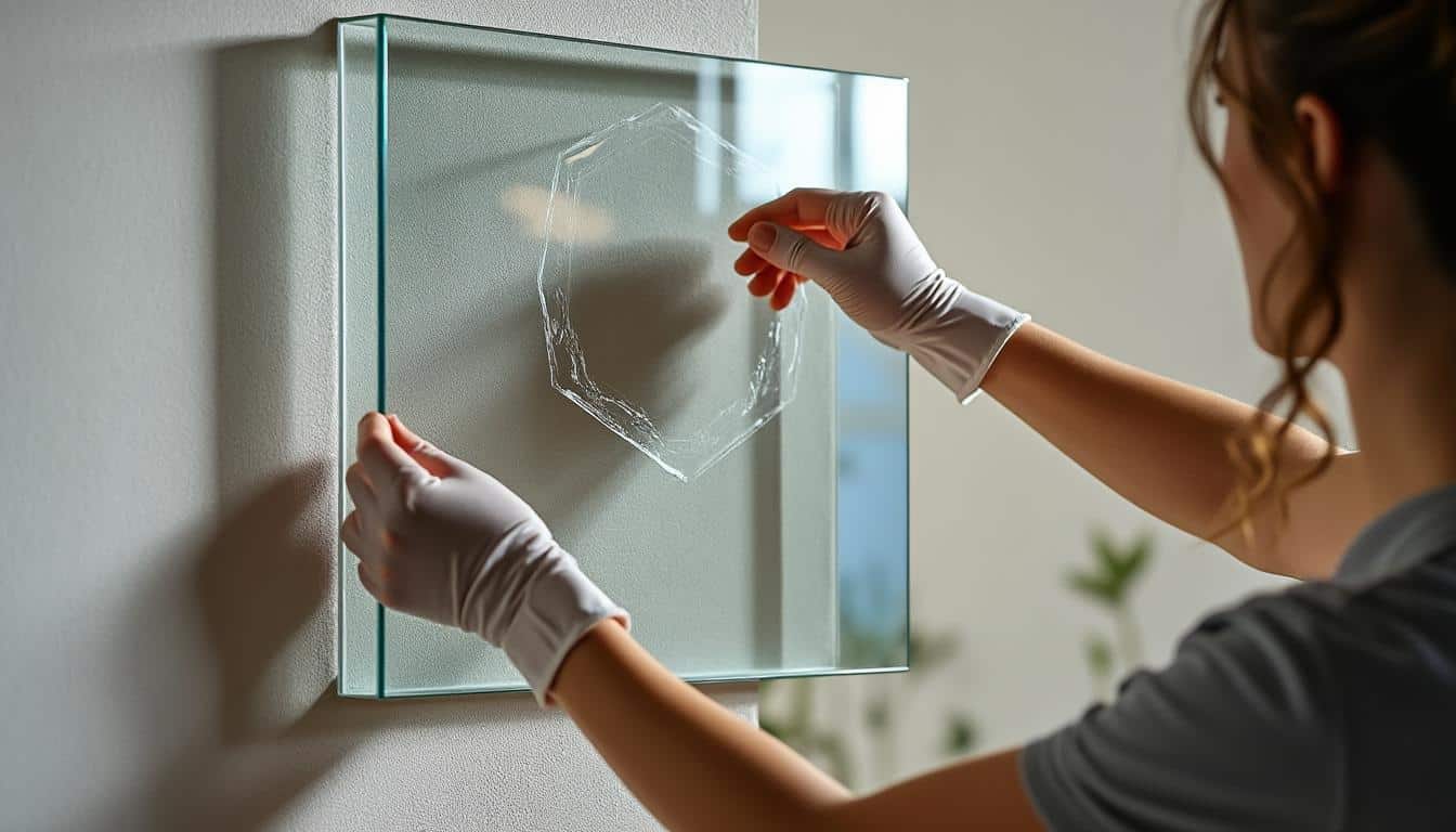 Illustration: Comprendre la fragilité du verre pour une accroche murale de tableau en toute sécurité