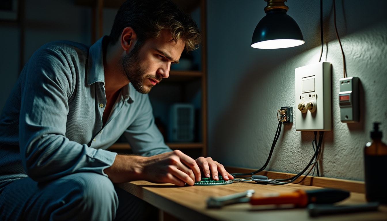 Illustration: Découvrir les principales causes pour lesquelles le disjoncteur général saute sans raison la nuit