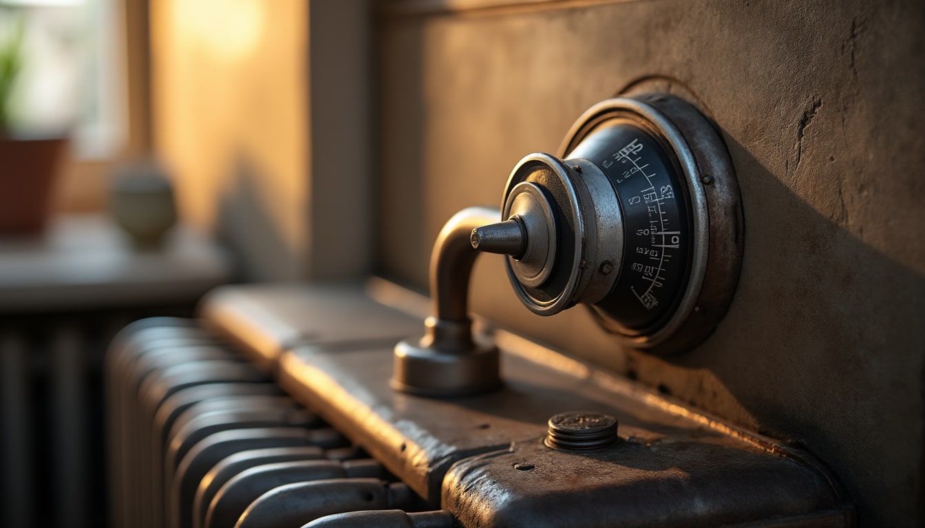 Illustration: Le fonctionnement du robinet thermostatique sur un radiateur en fonte, étape par étape