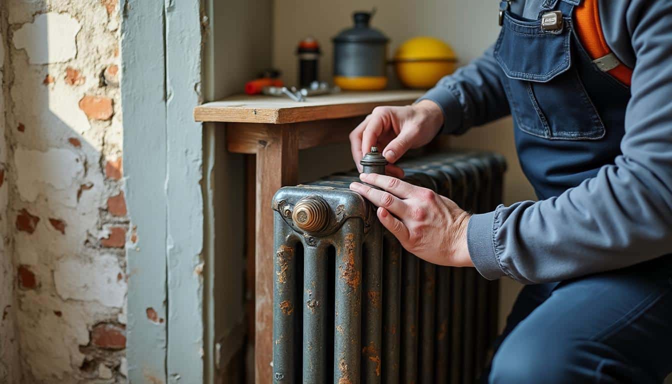 Illustration: Peut-on installer un robinet thermostatique sur un radiateur en fonte ancien ?