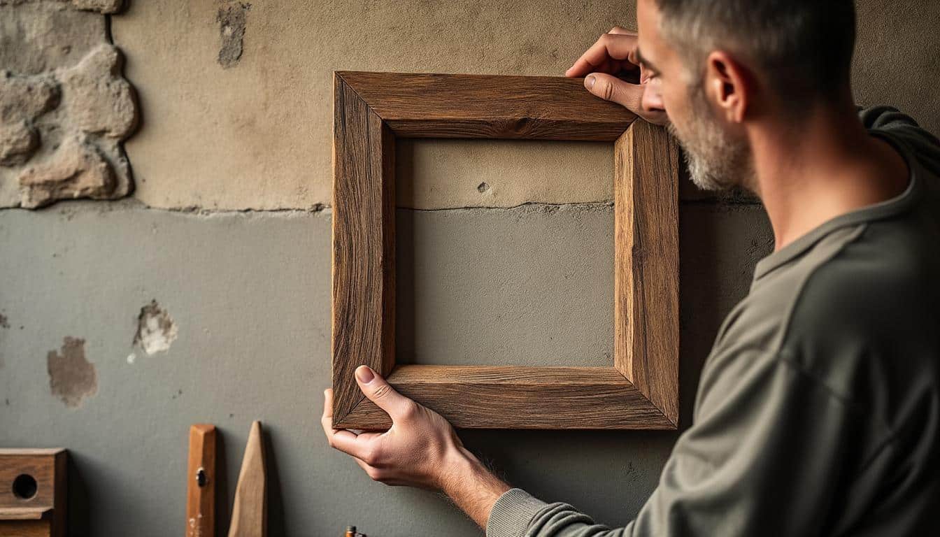 Illustration: Comprendre l’importance de l’accroche murale pour un cadre en bois ancien