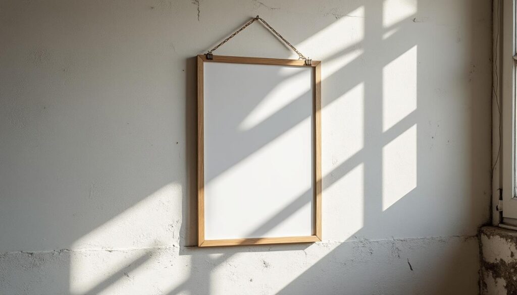 Accroche murale du cadre photo instable : causes et solutions fiables