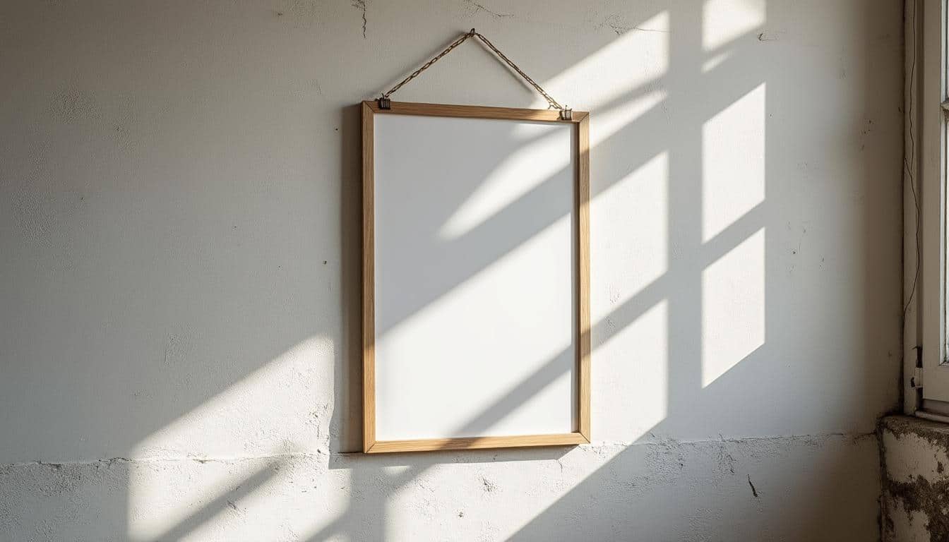 Accroche murale du cadre photo instable : causes et solutions fiables