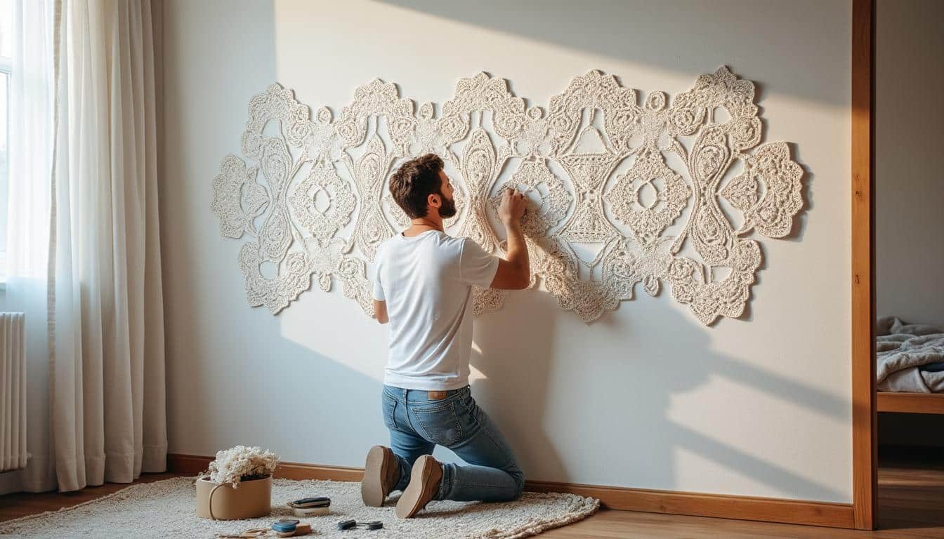 Illustration: Tout savoir sur l’accroche murale sur un support en plâtre : astuces, enjeux et précautions