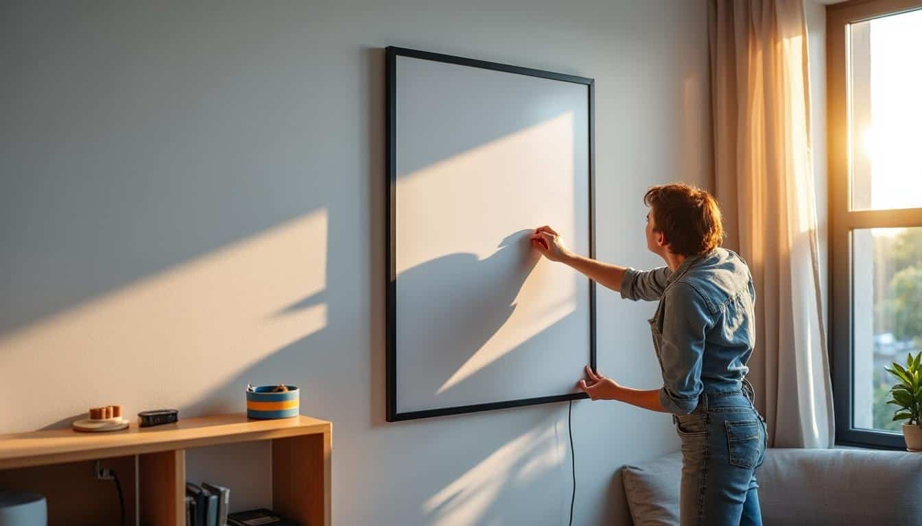 Illustration: Comprendre le principe de l’accroche mur système invisible discret