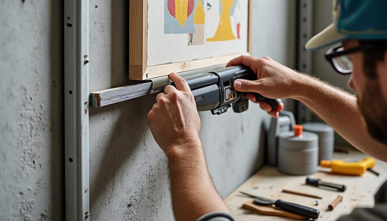 Illustration: Choisir le bon système d’accroche mural pour un tableau lourd en toute sécurité