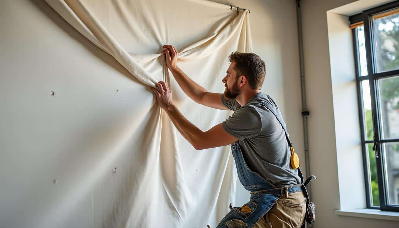 Illustration: Les secrets du système d’accroche et de tension pour toile tendue murale