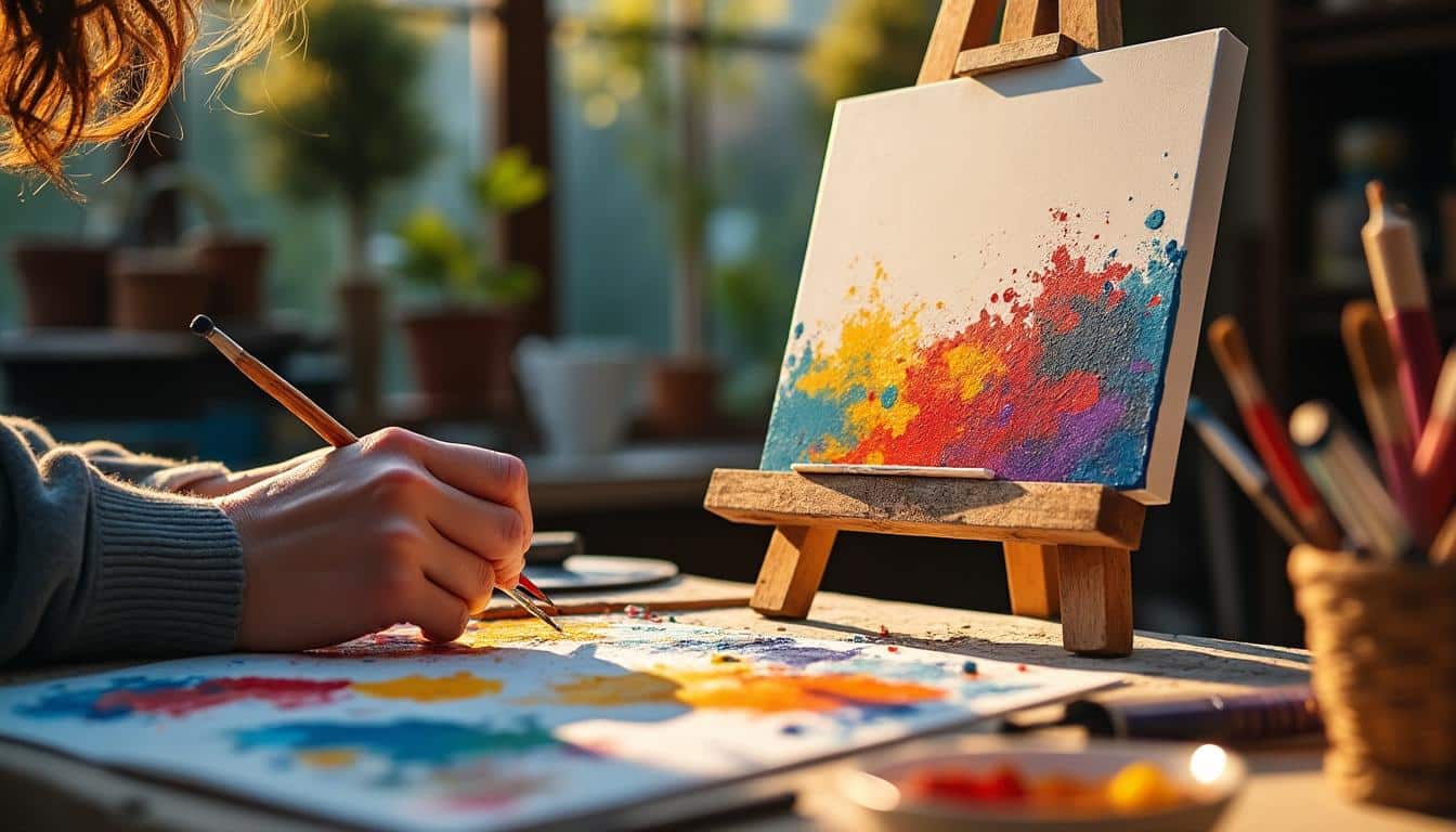 Peinture acrylique sur cadre en bois naturel : guide complet