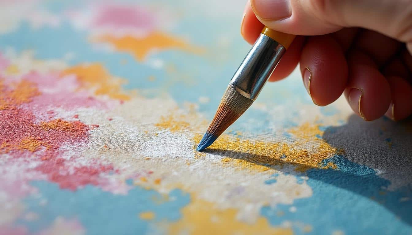 Peinture acrylique sur support en coton épais : techniques et avantages