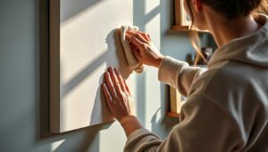 Toile abstraite : entretien optimal d’une finition mate élégante