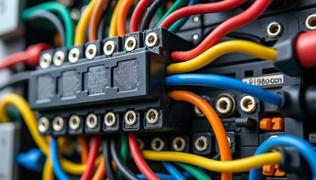 Le schéma de branchement détaillé d’un disjoncteur dans un tableau