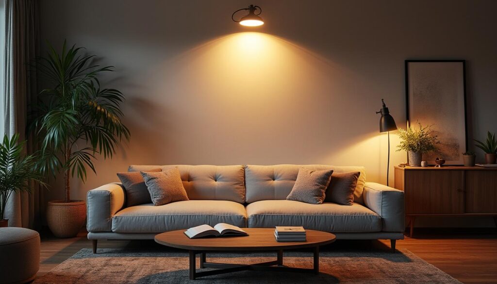 Quelles astuces d’éclairage avec un spot plafonnier pour le salon ?