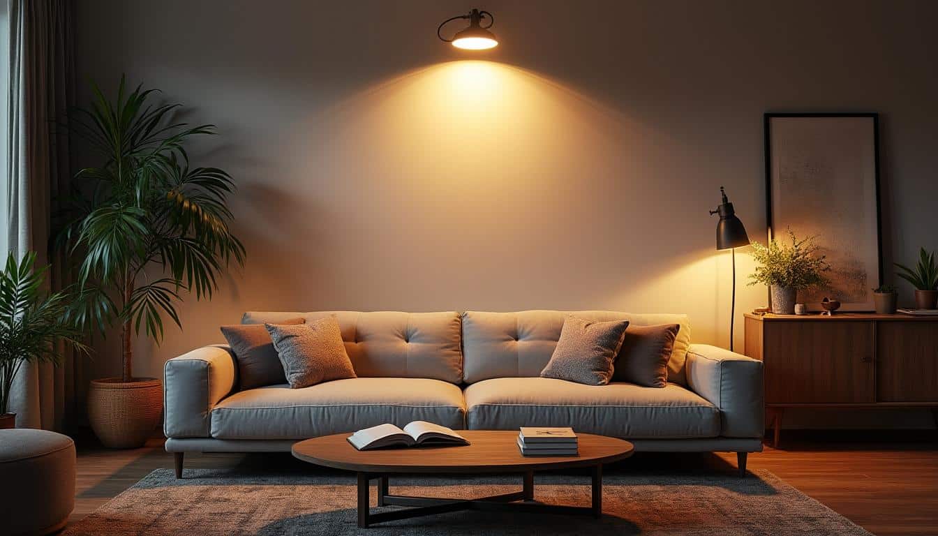 Quelles astuces d’éclairage avec un spot plafonnier pour le salon ?