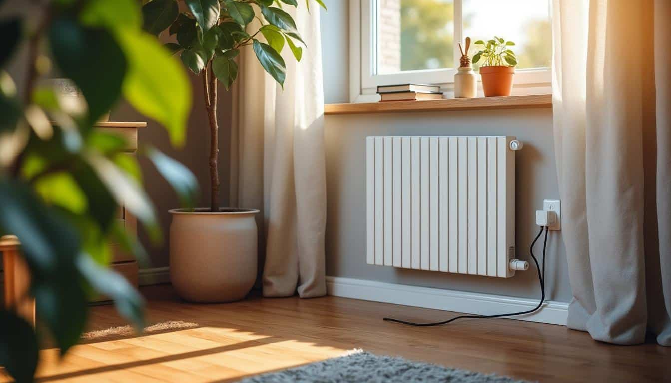 Illustration: Comprendre la puissance d’un radiateur électrique de 1000W et la capacité d’une prise standard