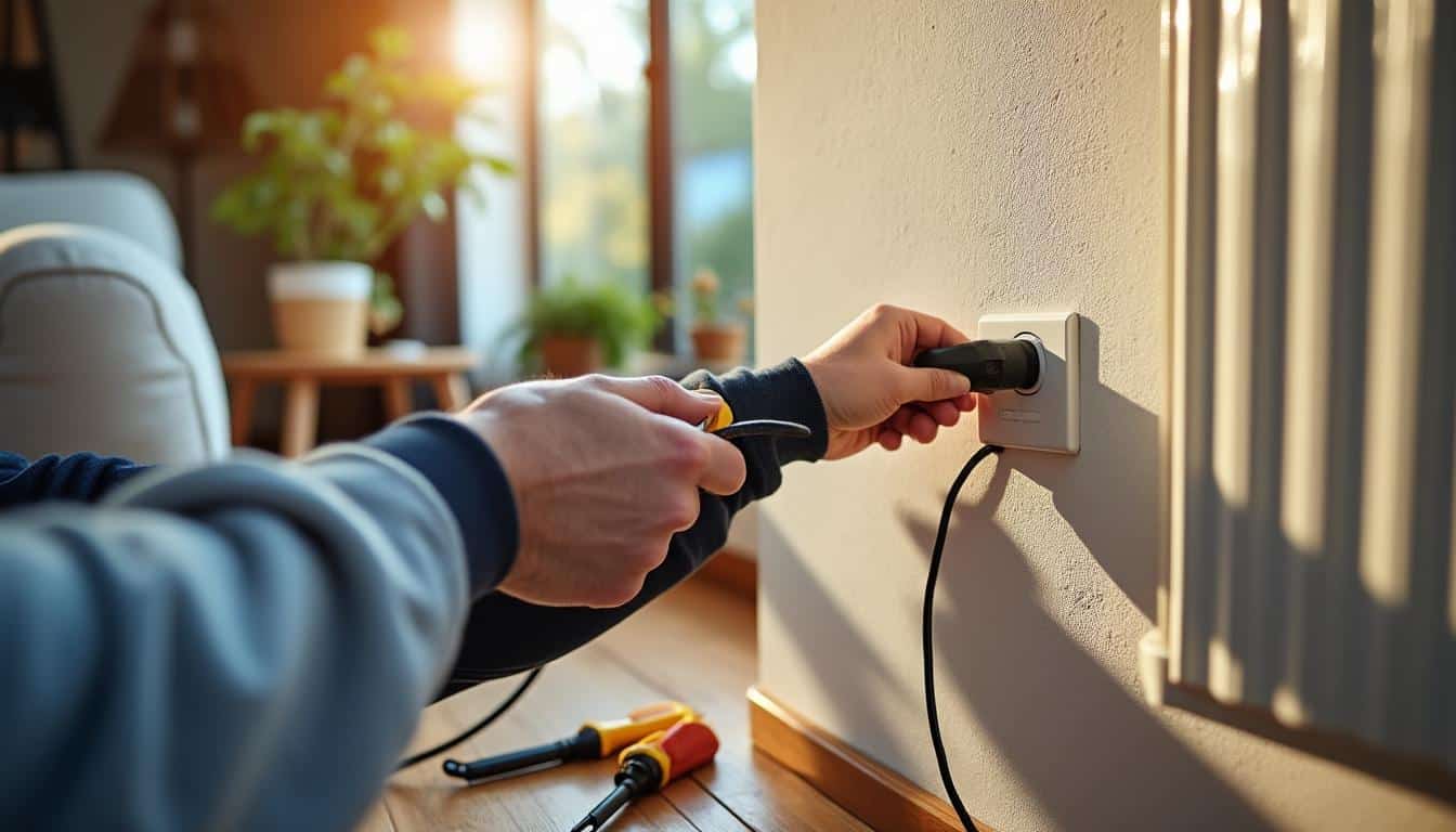 Illustration: Comprendre le rôle essentiel de la prise dédiée au radiateur électrique