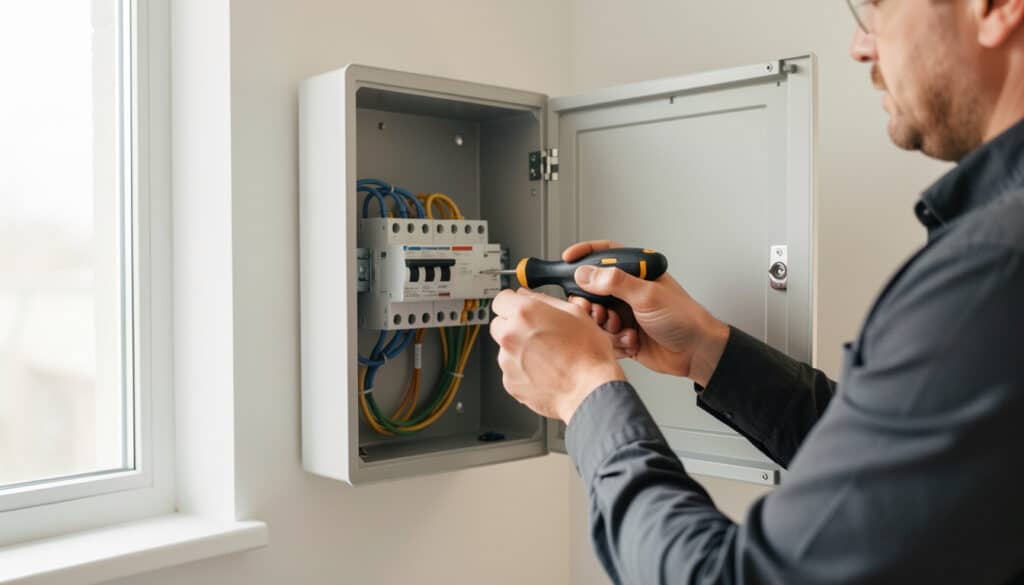 Prise modulaire sur tableau électrique : utilité et pose