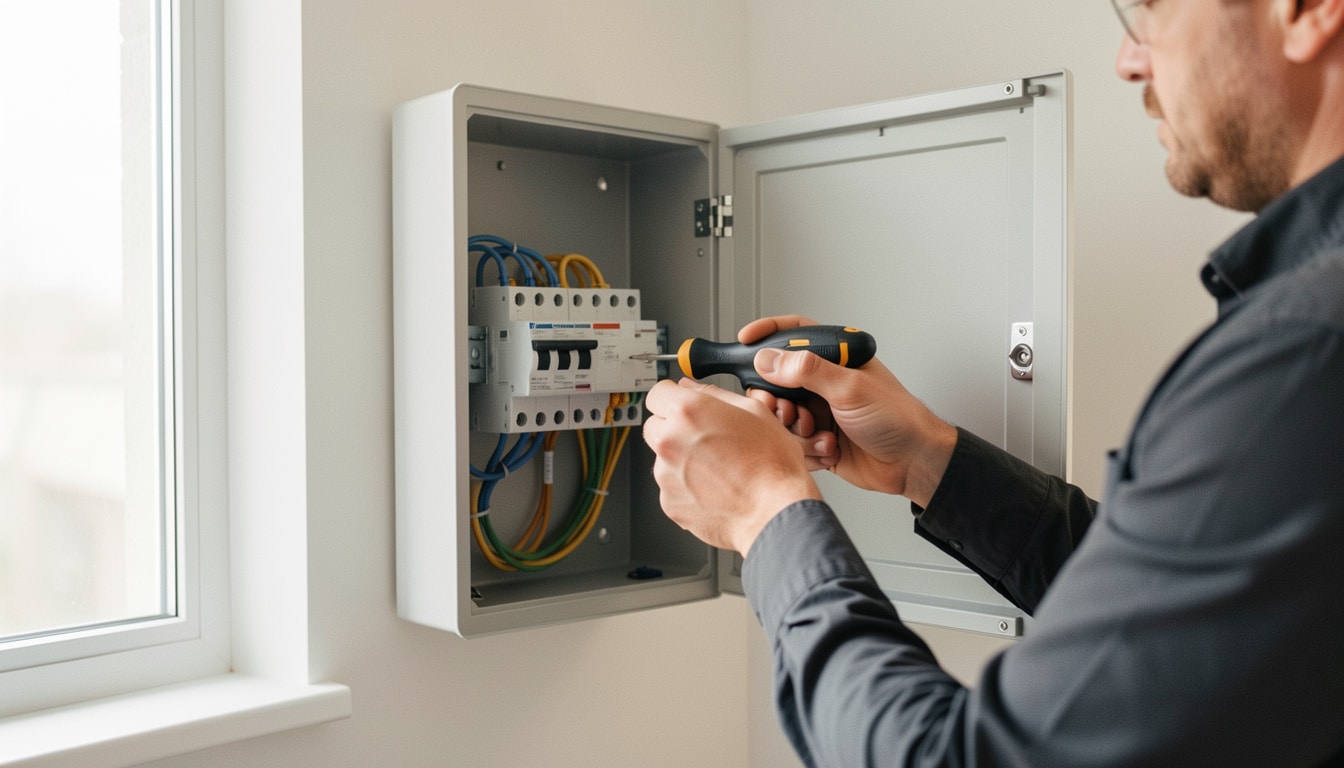 Prise modulaire sur tableau électrique : utilité et pose