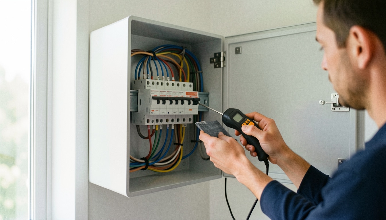 Prise modulaire au tableau électrique : rôle et normes