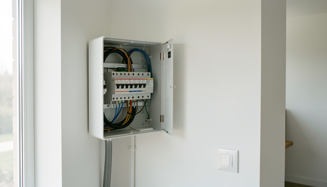 Prise près du tableau électrique : est-ce obligatoire ?