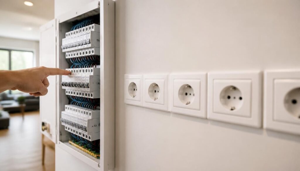 Combien de prises sur un disjoncteur électrique ?